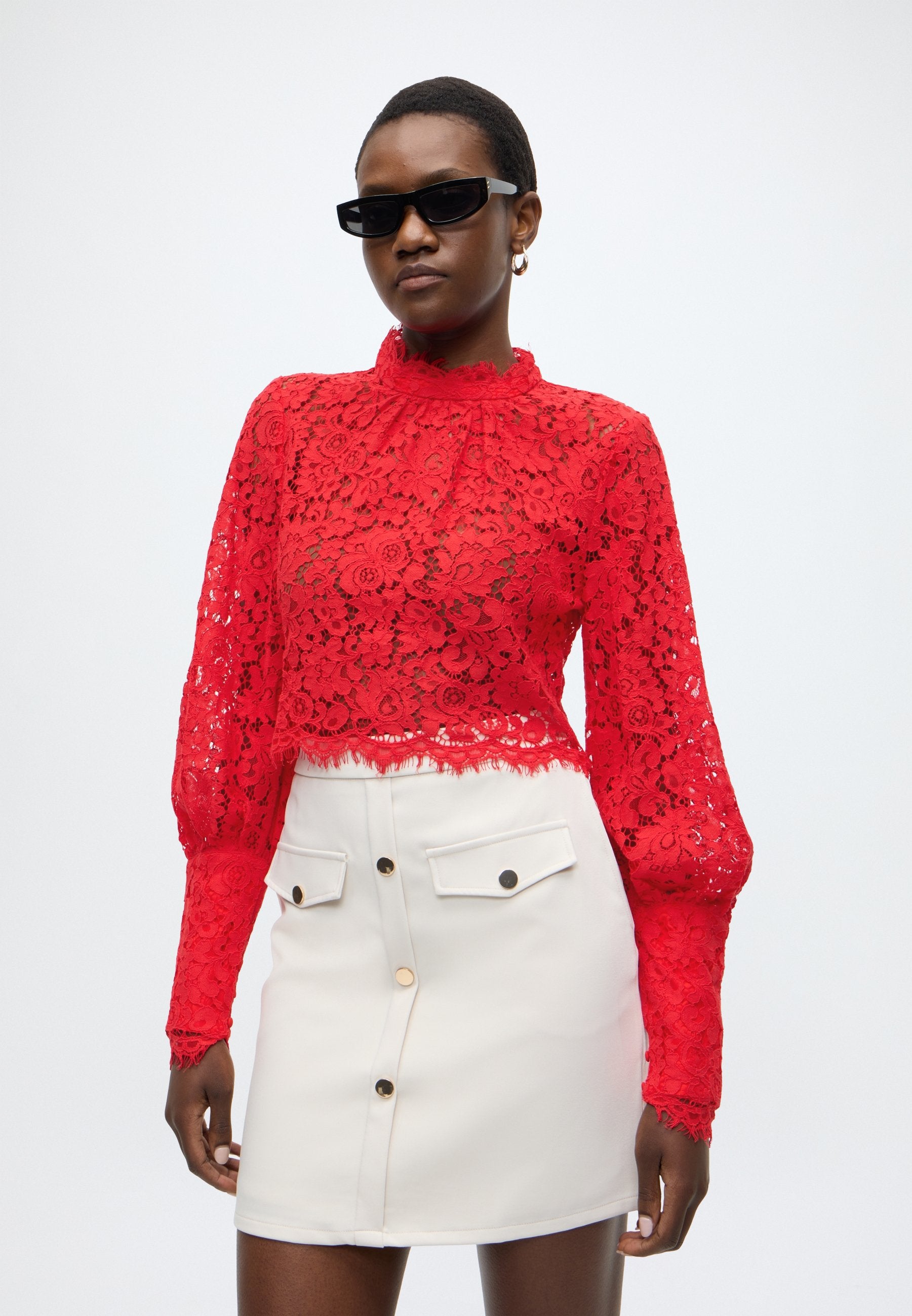 Bardot LACE GEORGIA TOP