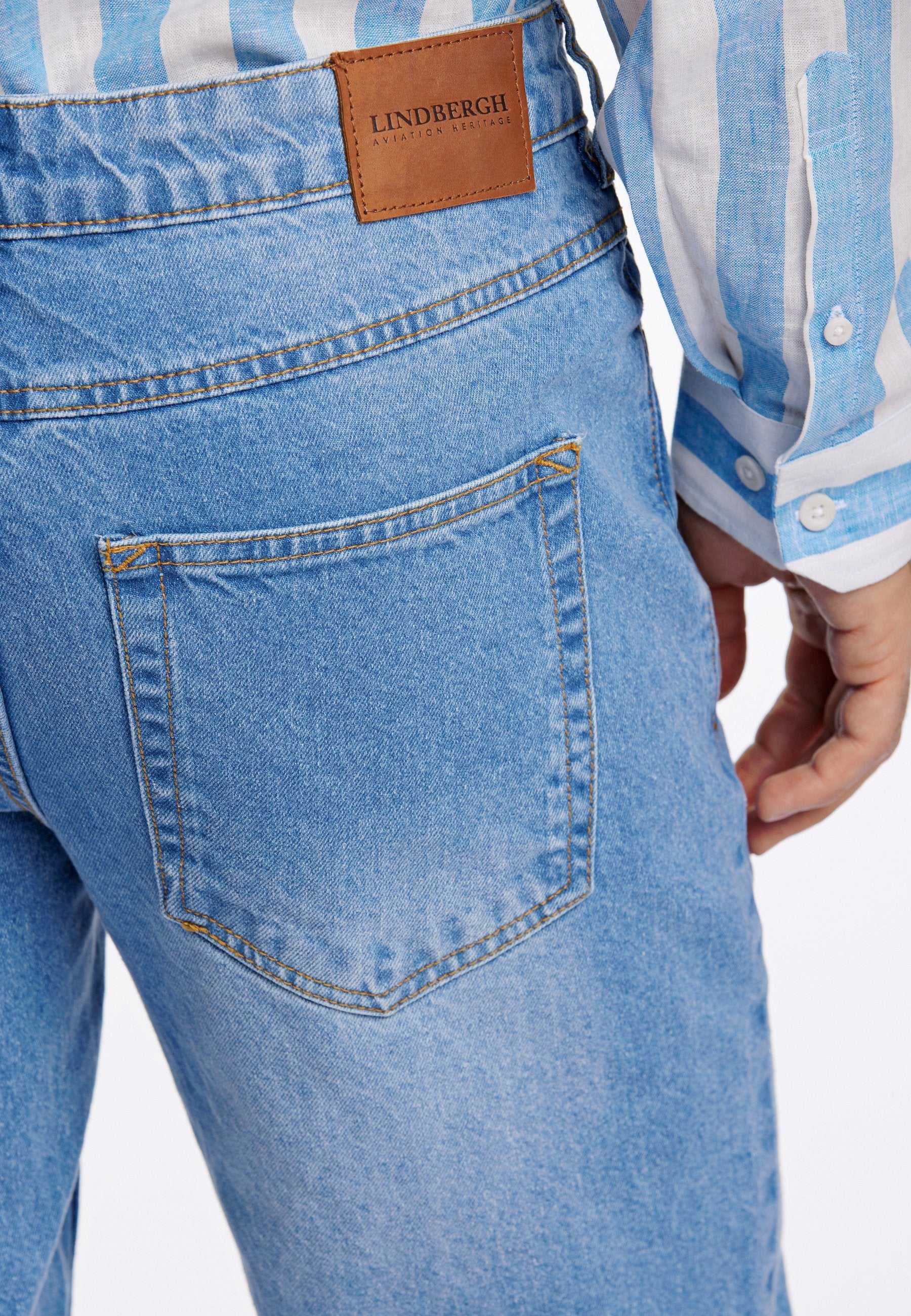 Lindbergh Jeans Straight Leg Media 7