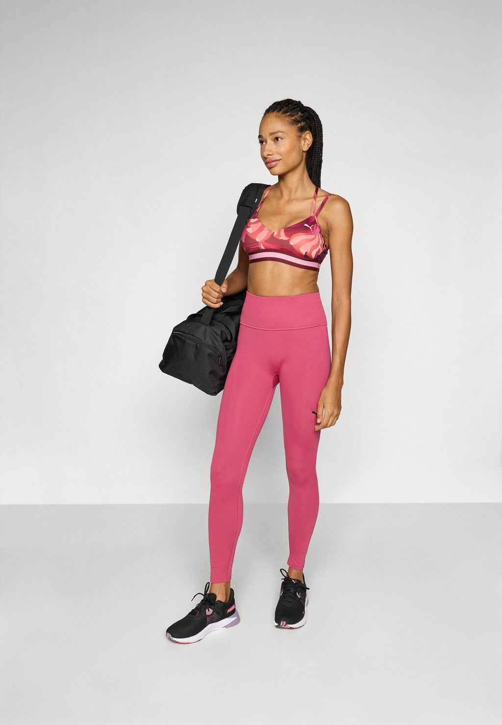 Puma FLORAL RIBBON STRAPPY BRA LOW