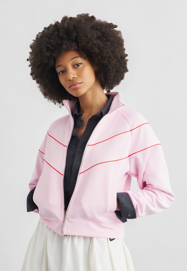 Nike Sportswear Training jacket - pink foam/crimson/sail