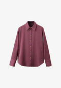 Mango ADULT - Button-down blouse - berry