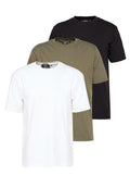 SIKSILK 3 PACK RELAXED FIT
