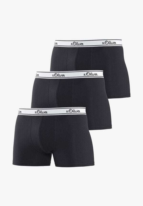 s.Oliver 3 PACK - Trunks - schwarz