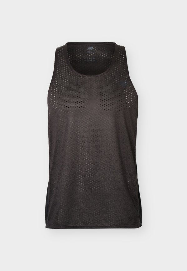 New Balance VIZ-TECH RUN SINGLET - Top - black