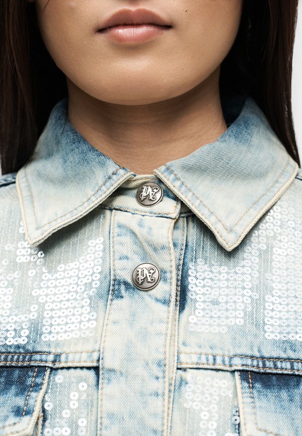 Palm Angels CURVED LOGO SHIRT