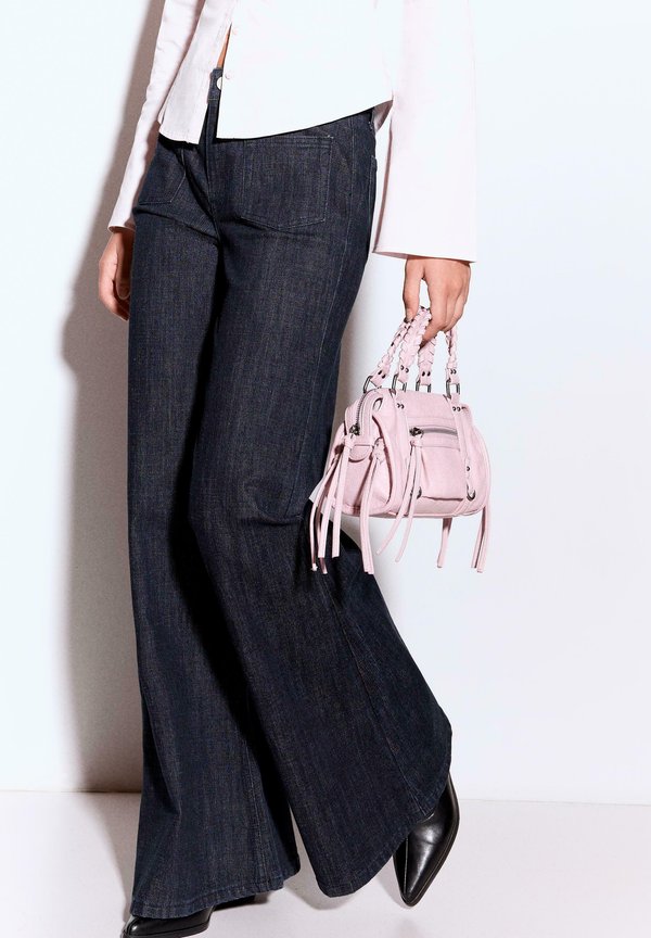 Bershka MINI - BOWLING BAG - Handbag - light pink