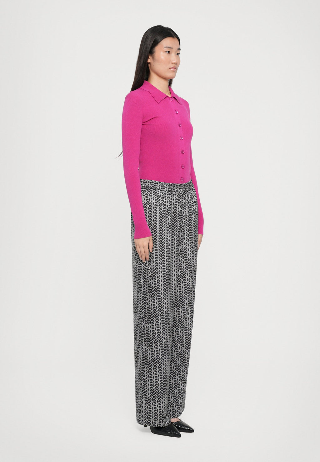 MICHAEL Michael Kors LOGO WIDE LEG PANT