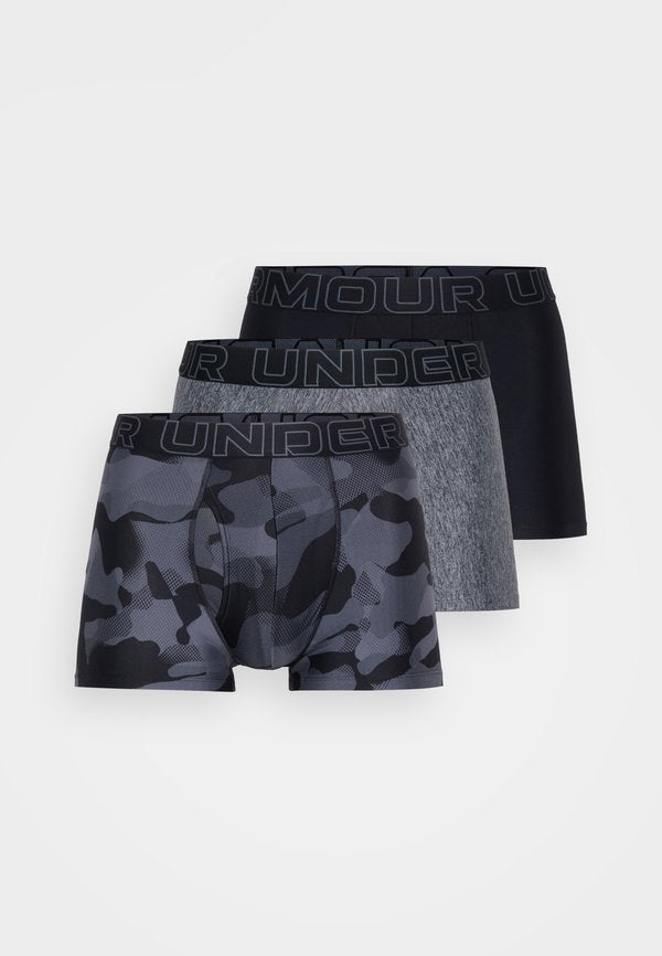 Under Armour UNDERWEAR PERFOMANCE TECH 3 PACK - Trunks - black/castlerock heather