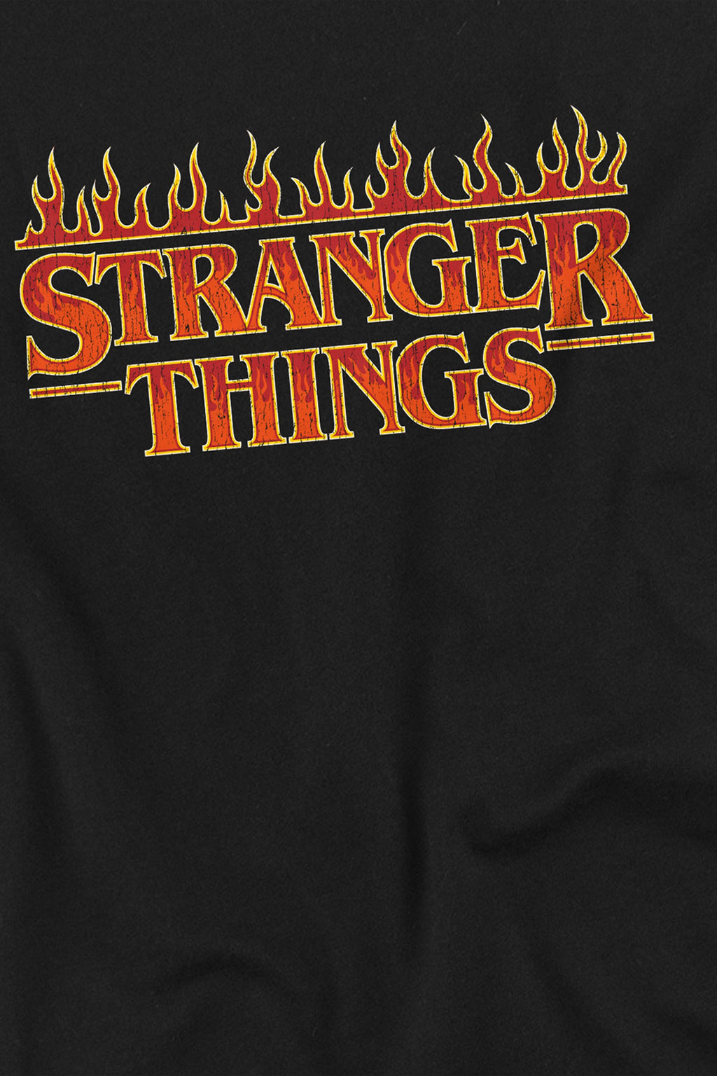 STRANGER THINGS VINTAGE FLAMING LOGO  Media 7