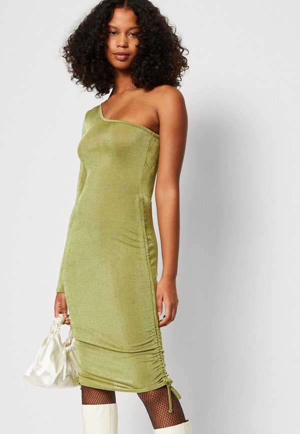 IN THE STYLE ONE SHOULDER MINI DRESS