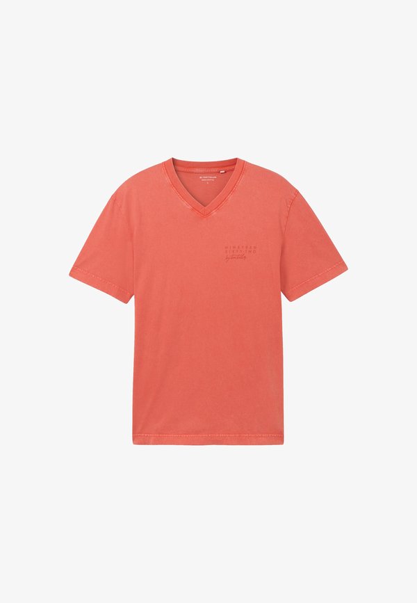 TOM TAILOR Print T-shirt - rot