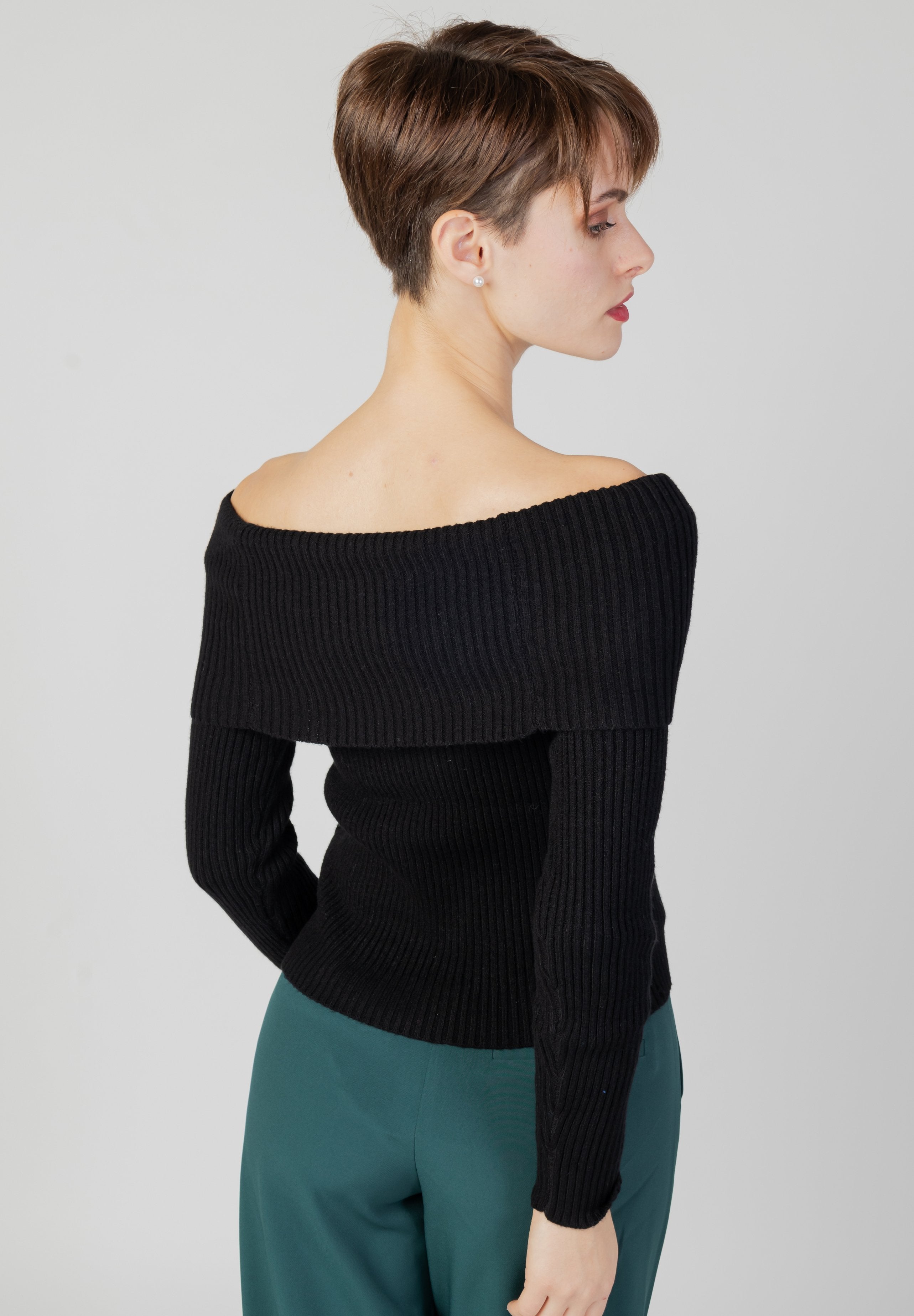 ONLY ONLKATIA LS OFF SHOULDER KNT NOOS
