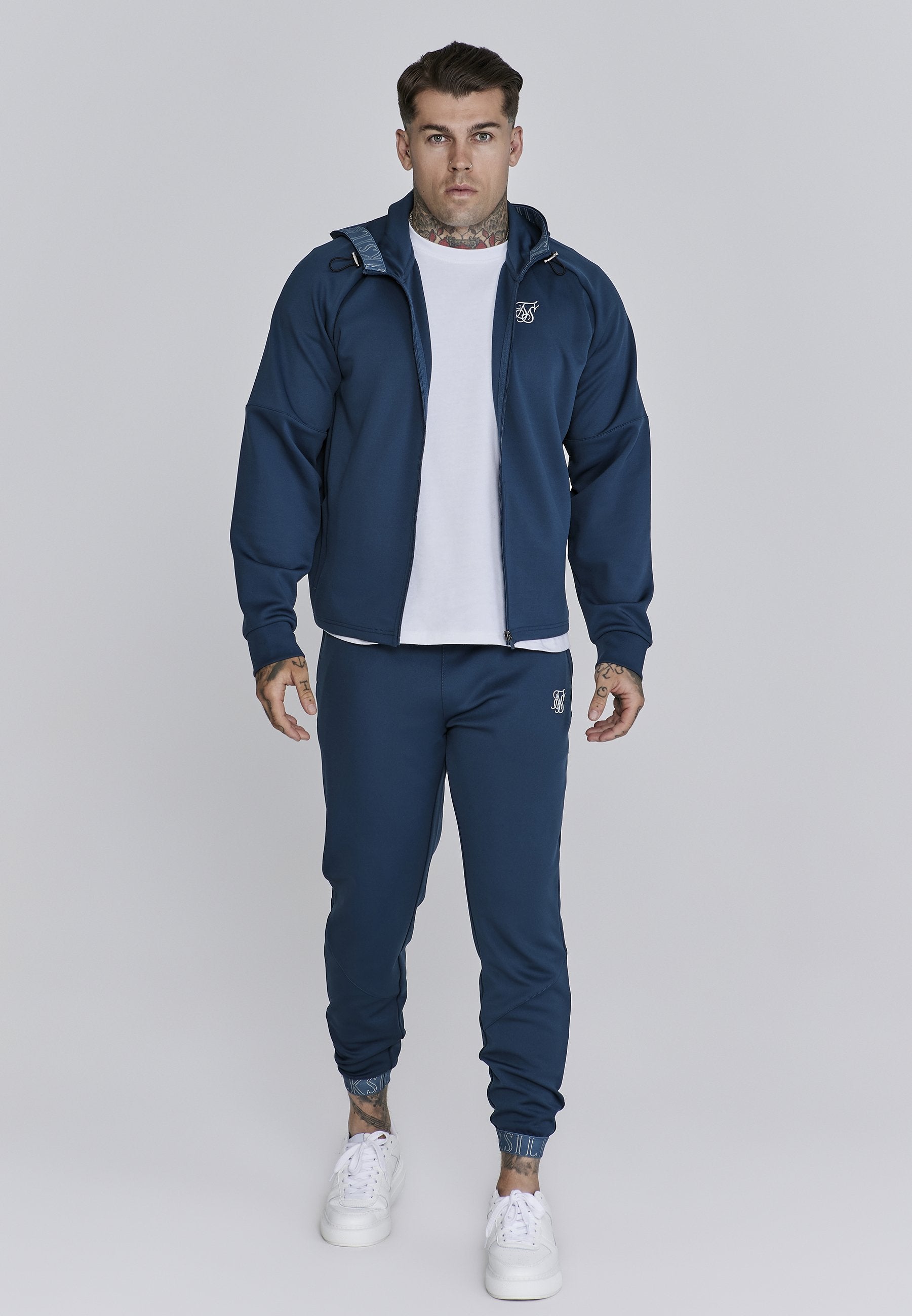 SIKSILK ESSENTIAL POLY FULL ZIP