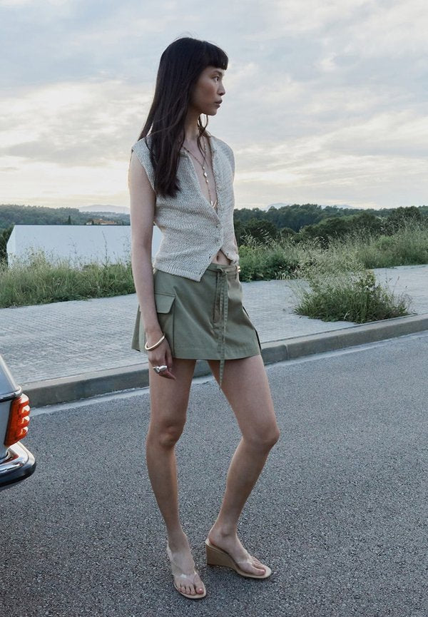 Mango ADULT - Skort - khaki