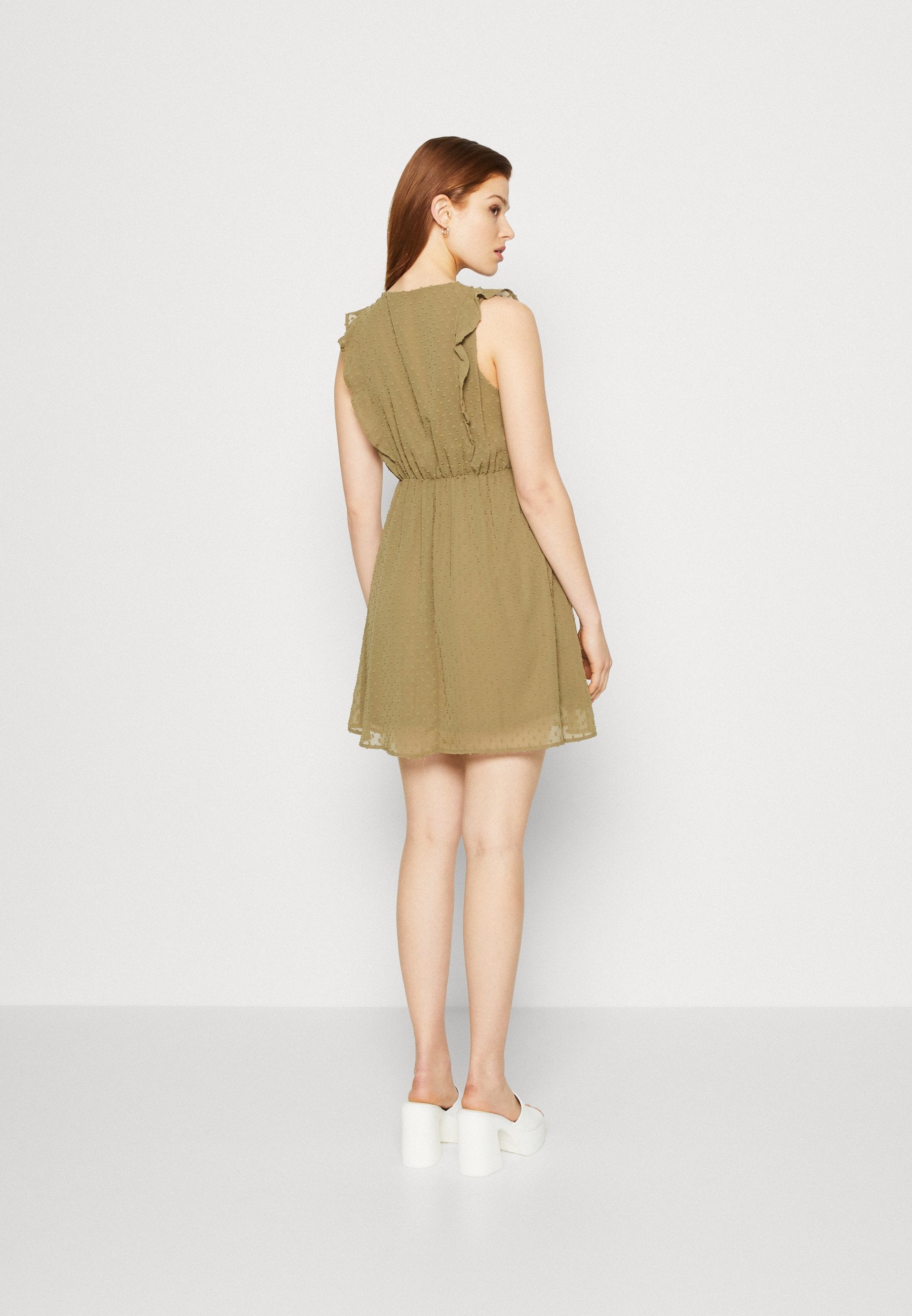 ONLY ONLSOF FRILL DOBBY DRESS