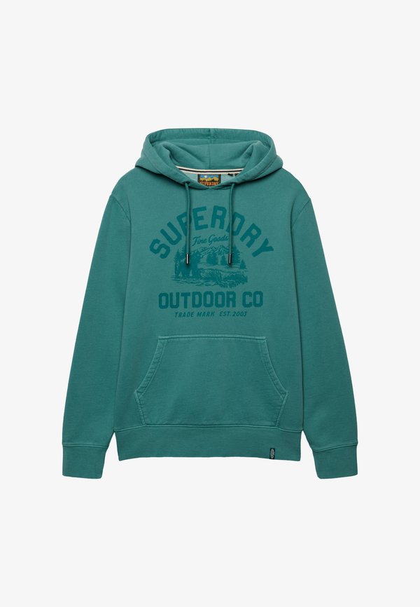 Superdry & Co SUPERDRY OUTDOOR ICON HOODIE.. - Hoodie - teal