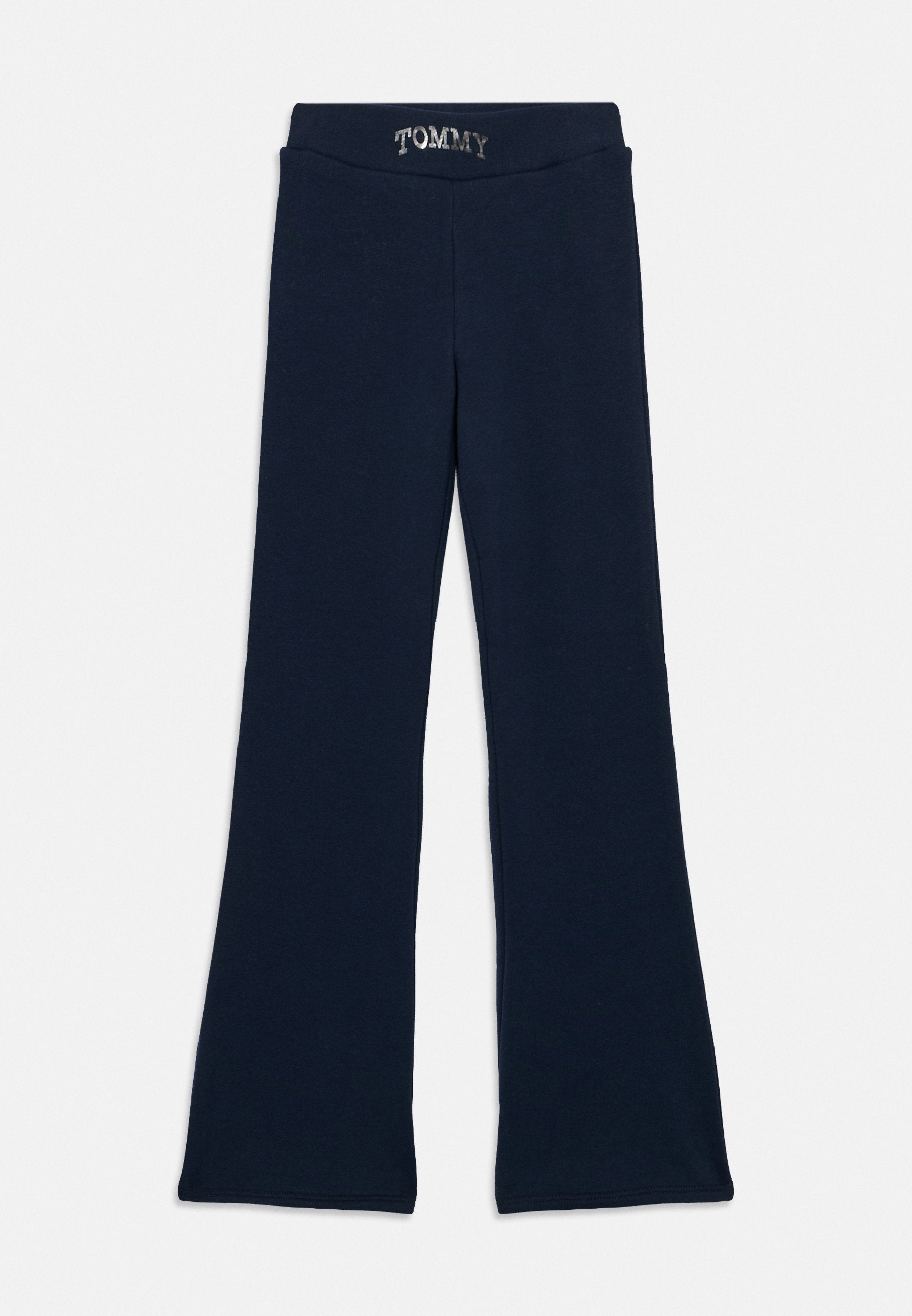 EXTRA SLIM METALLIC LOGO FLARED LEGGINGS Media 1