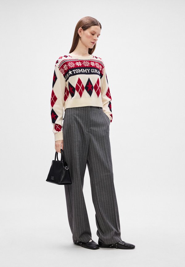 Tommy Jeans FAIR ISLE CREWNECK SWEATER