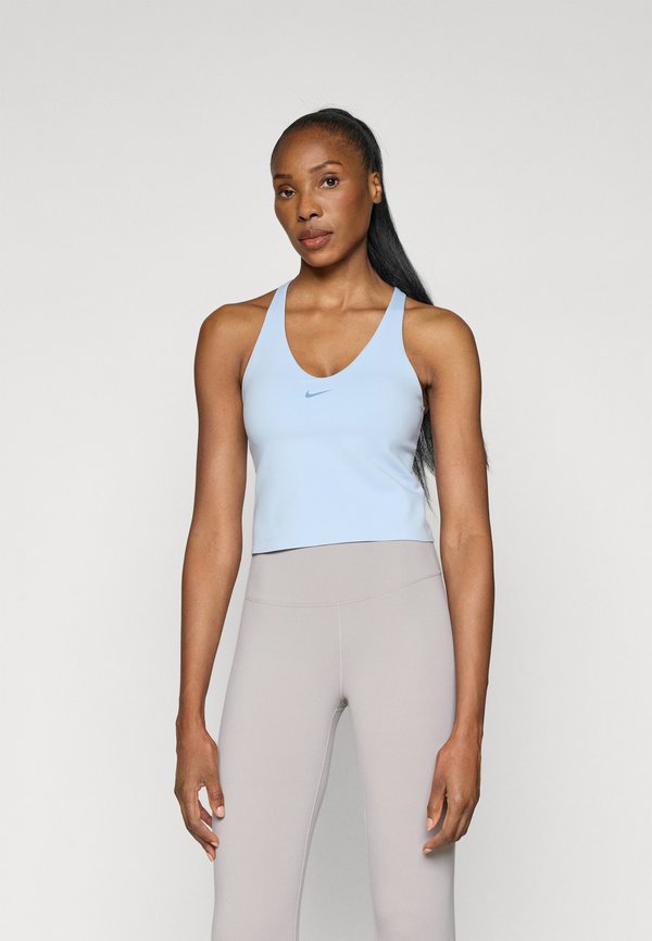Nike Performance BRA TANK - Top - celestine blue/chambray/work blue