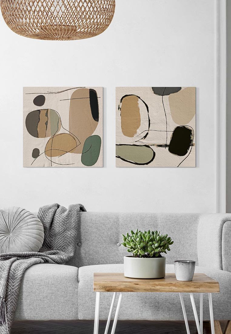 Orange Wallz STONE ABSTRACT 2 PACK
