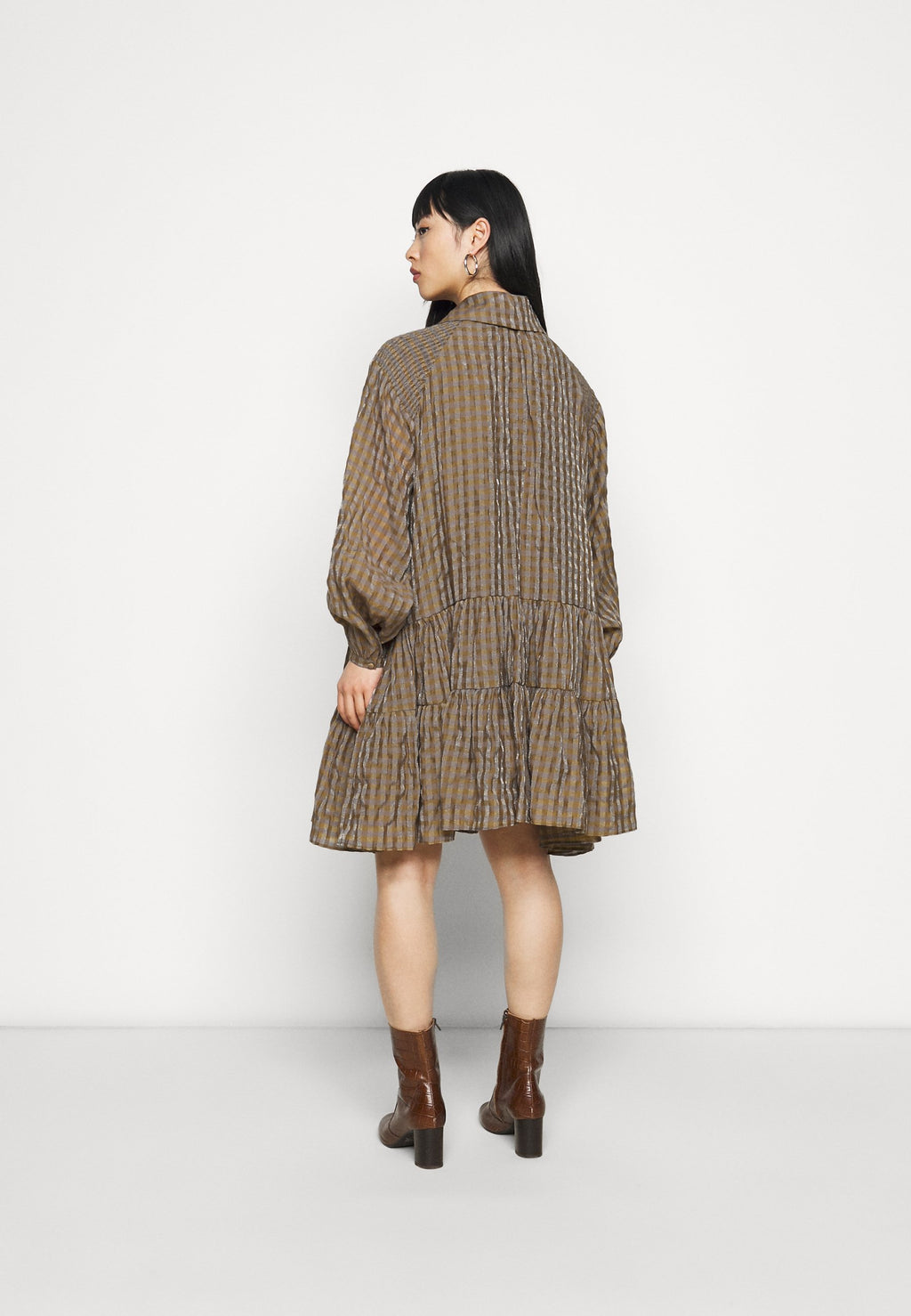 Glamorous Petite LADIES DRESS GINGHAM
