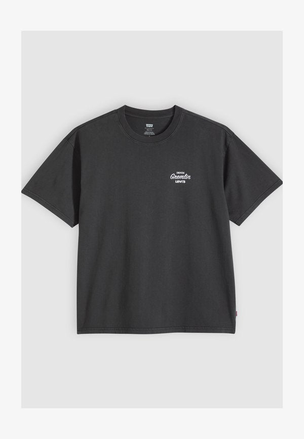 Levi's® BOXY TEE - Print T-shirt - coastal creative gremlin jet black