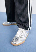 adidas Originals SAMBA OG - Trainers - silver metallic/footwear white/core white