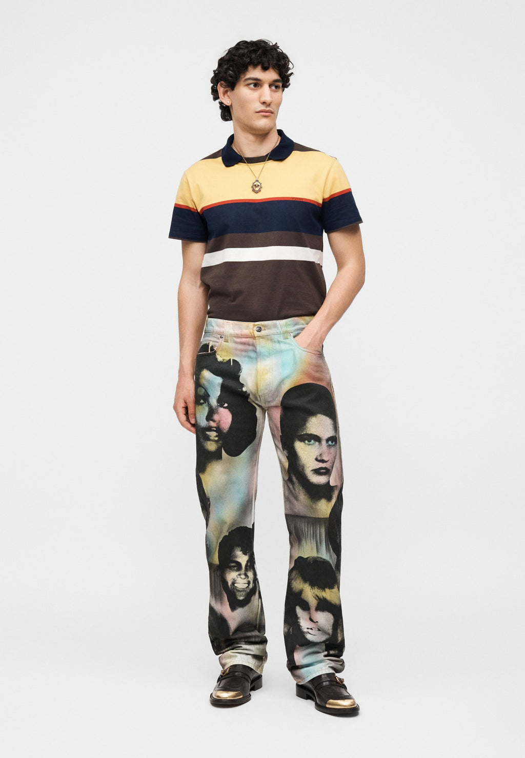 Versace PANT NOT STRETCH THE PARTY PRINT