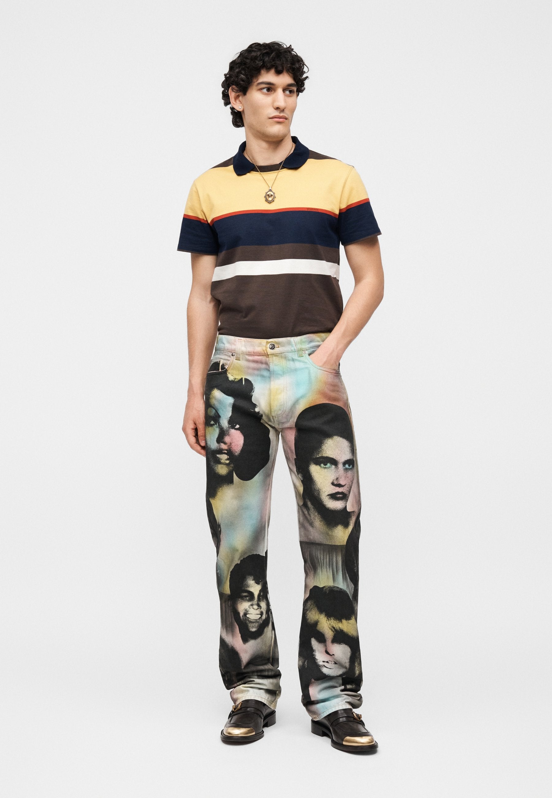 Versace PANT NOT STRETCH THE PARTY PRINT