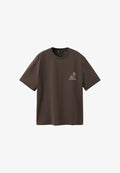 Mango ADULT - Print T-shirt - dark brown
