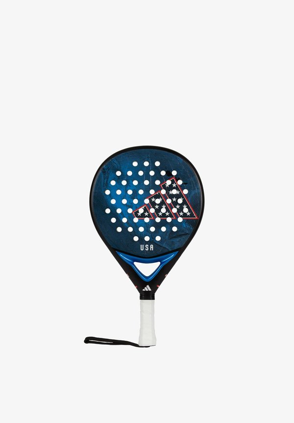 adidas Performance PADELSCHLÄGER USA WC2026 UNISEX - Padel racket - schwarz/weiß/blau