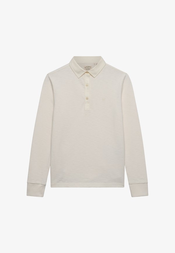 Superdry & Co SUPERDRY CLASSIC RUGBY TOP.. - Polo shirt - desert bone off white