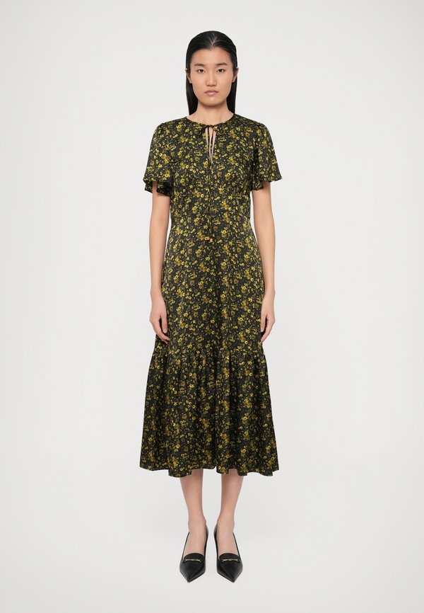 MICHAEL Michael Kors FLORAL MIDI DRESS