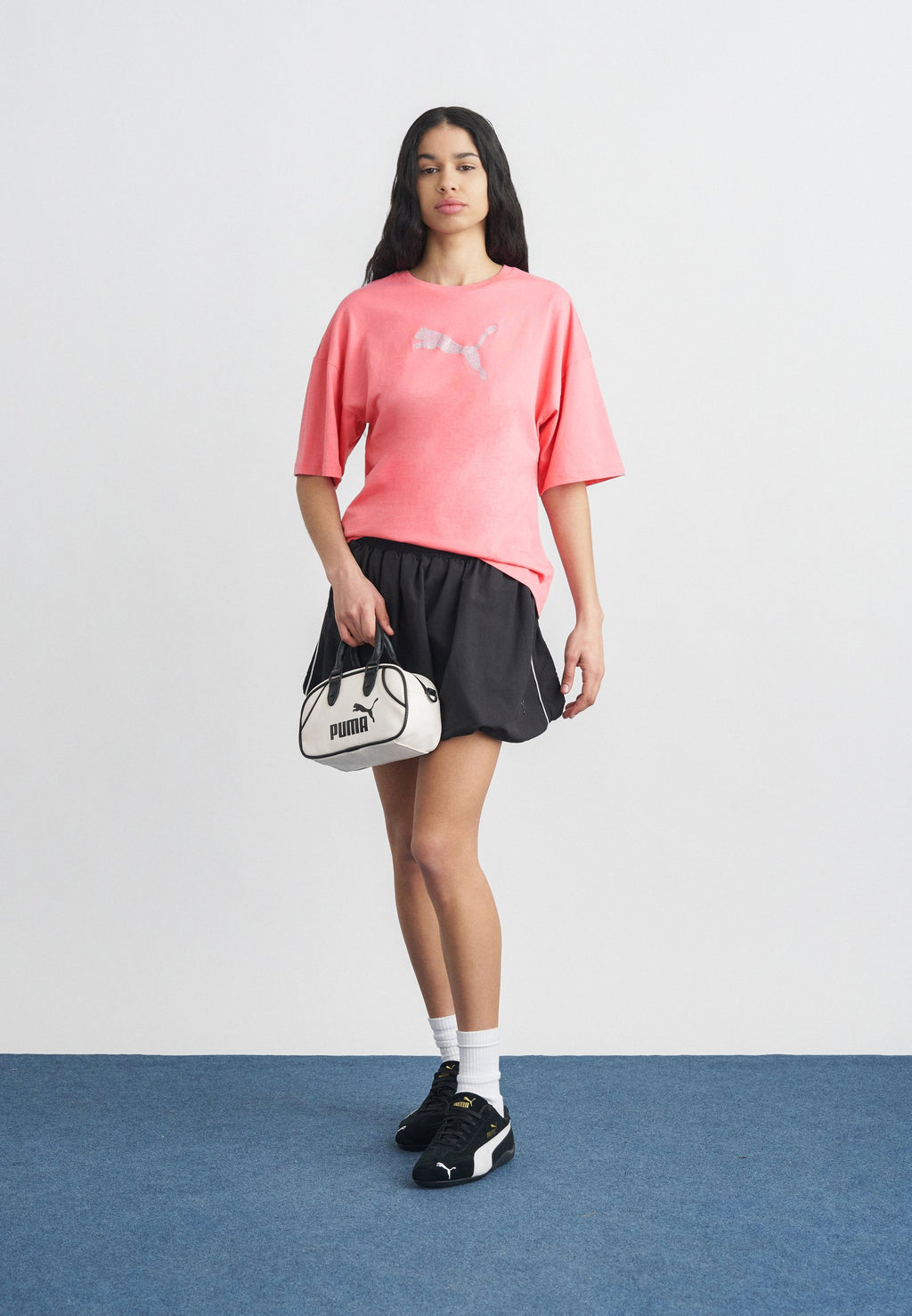 Puma ESS GRAPHICS LEO LUXE BEDAZZLED TEE