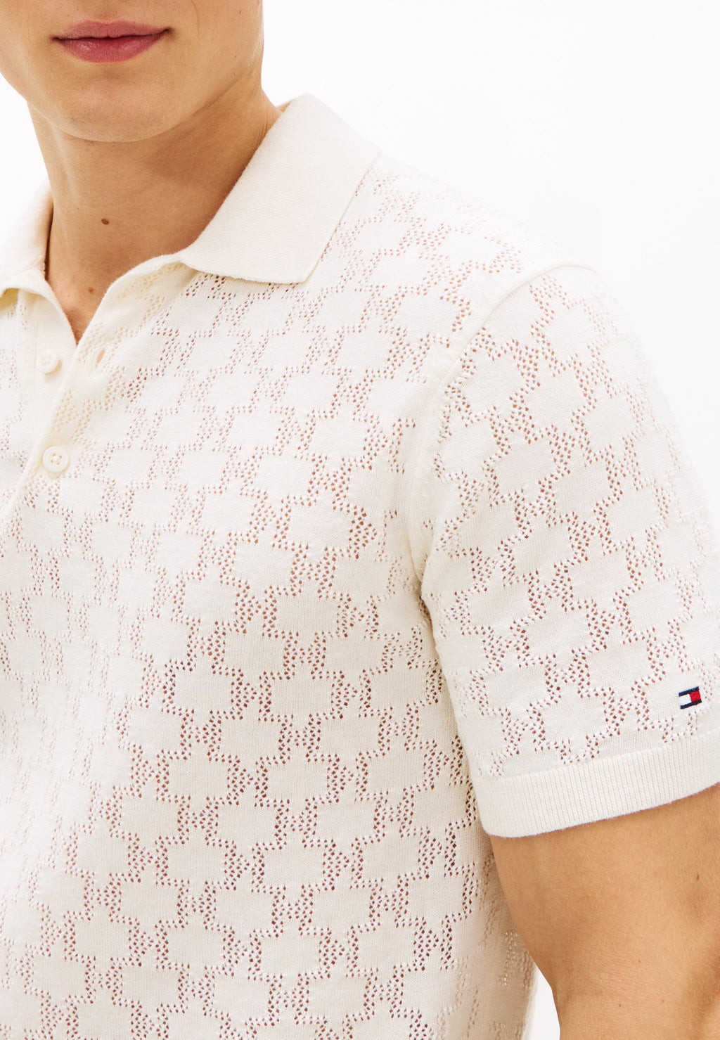 REGULAR FIT POINTELLE POLO SHIRT Media 5