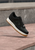 Nike Sportswear AIR FORCE 1 07 LV8 - Trainers - black/dark smoke grey/med brown/summit white