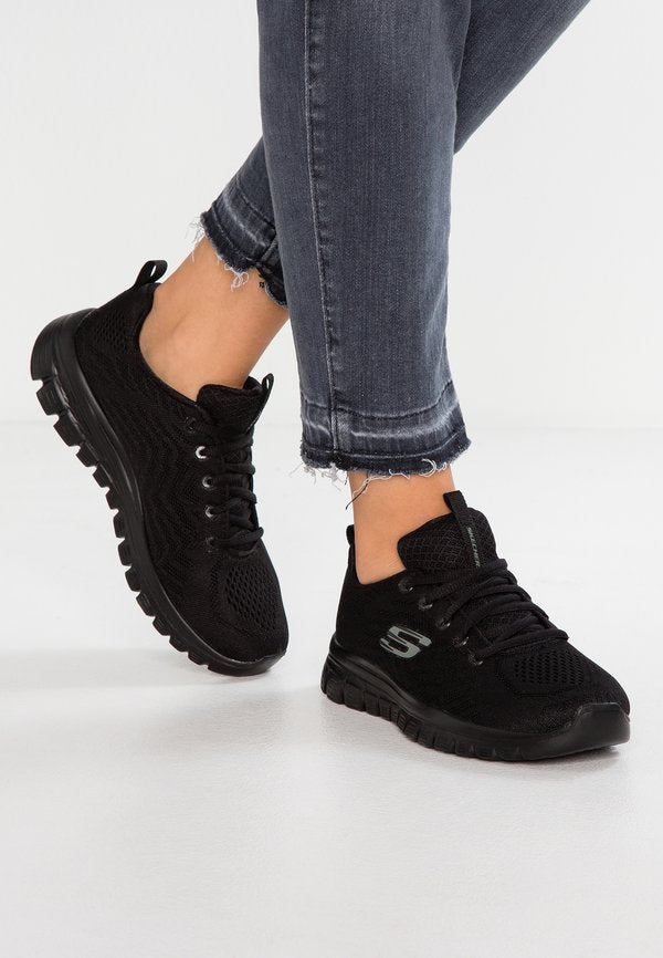 Skechers GRACEFUL - Trainers - black