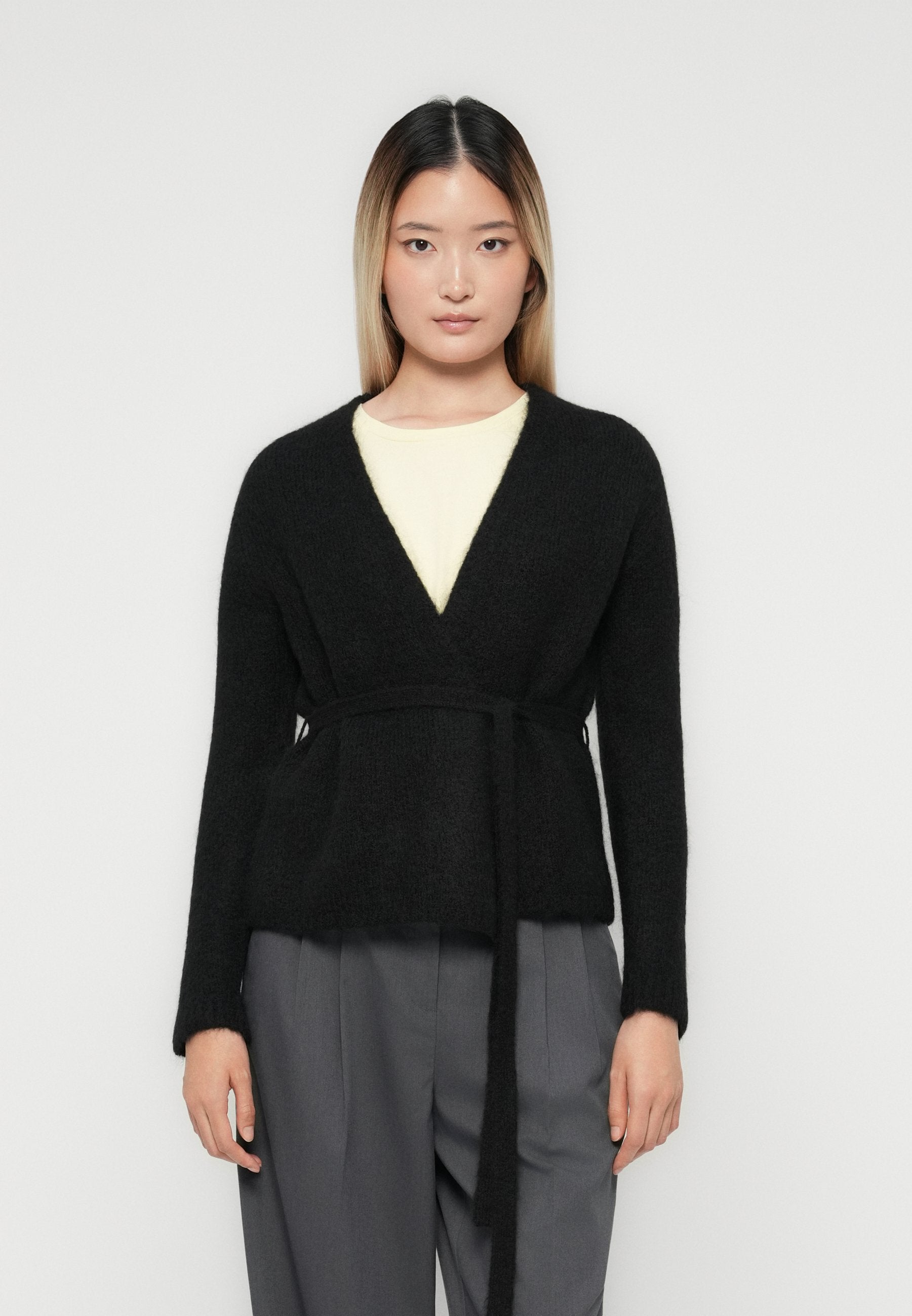 Selected SLFGABELLA BELT CARDIGAN