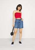 Hollister Co. SMOCKED TIE BACK TUBE