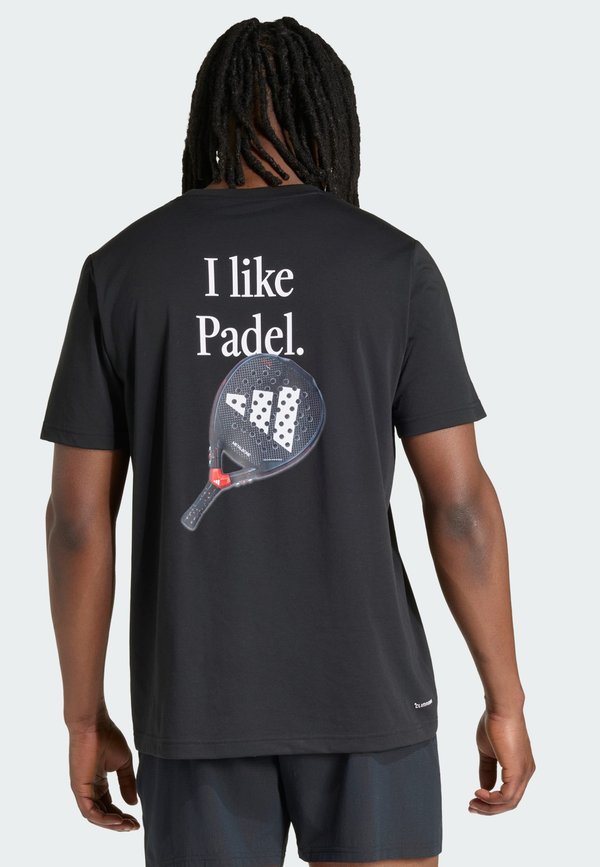 adidas Performance M PADEL CAT G T - Print T-shirt - black