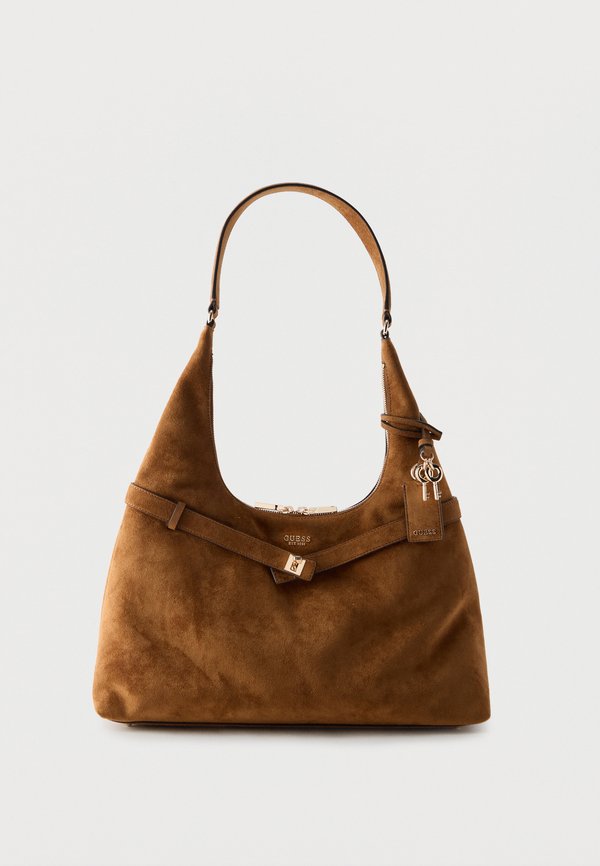 Guess ELLA HOBO - Tote bag - cognac