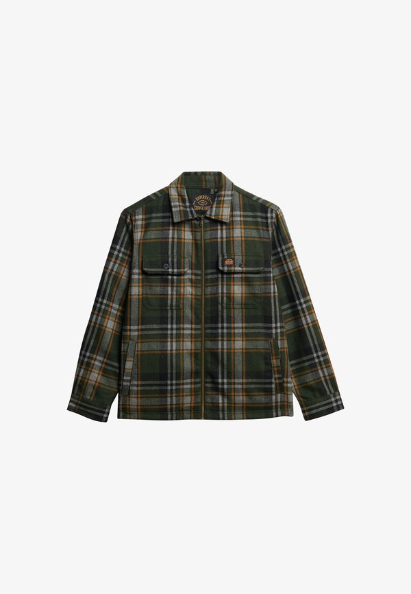 Superdry & Co Summer jacket - buckshot check olive