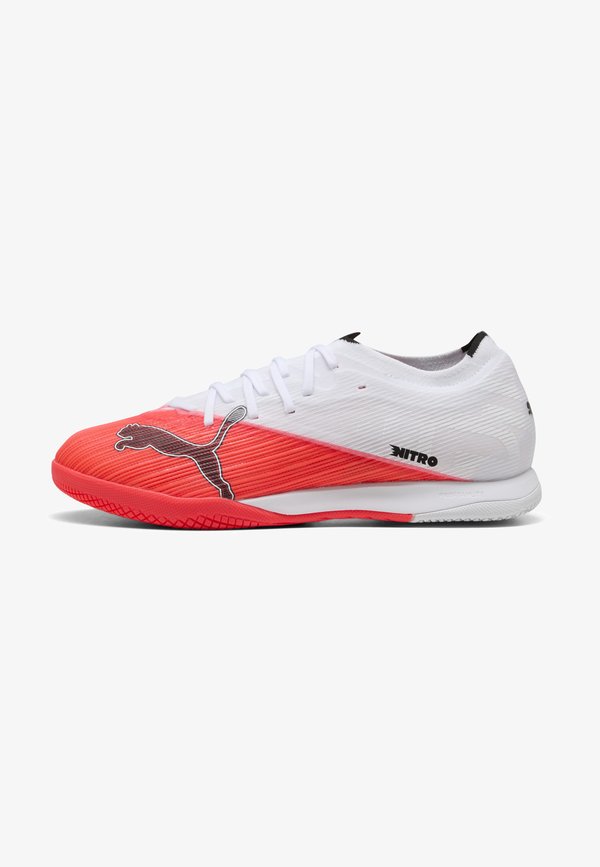 Puma ULTRA NITRO 7 MATCH IT - Indoor football boots - ultra red puma black puma white