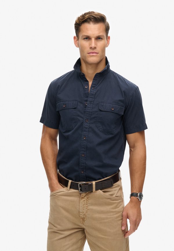 Superdry & Co MILITARY SHORT SLEEVE  - Shirt - eclipse navy
