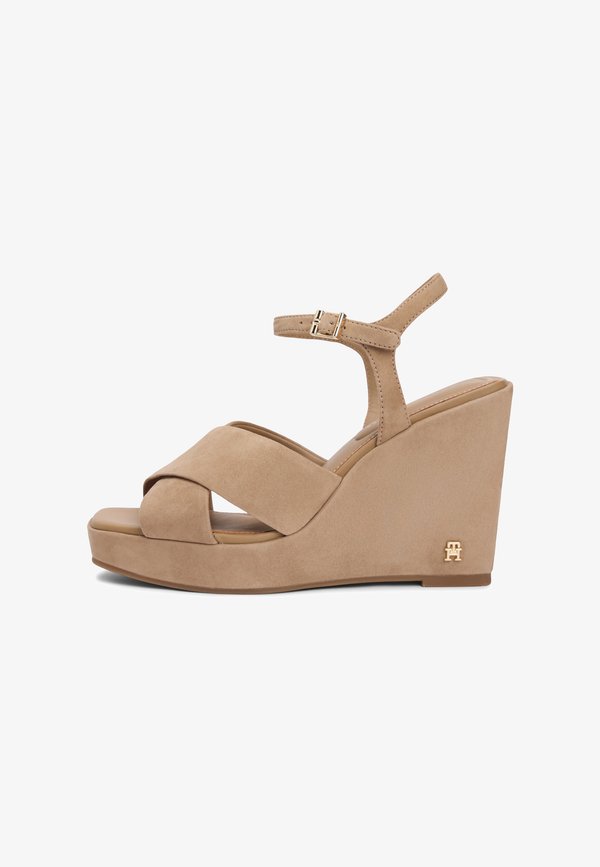 Tommy Hilfiger Wedge sandals - safari