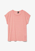 Vero Moda VMAVA - Print T-shirt - coral paradise