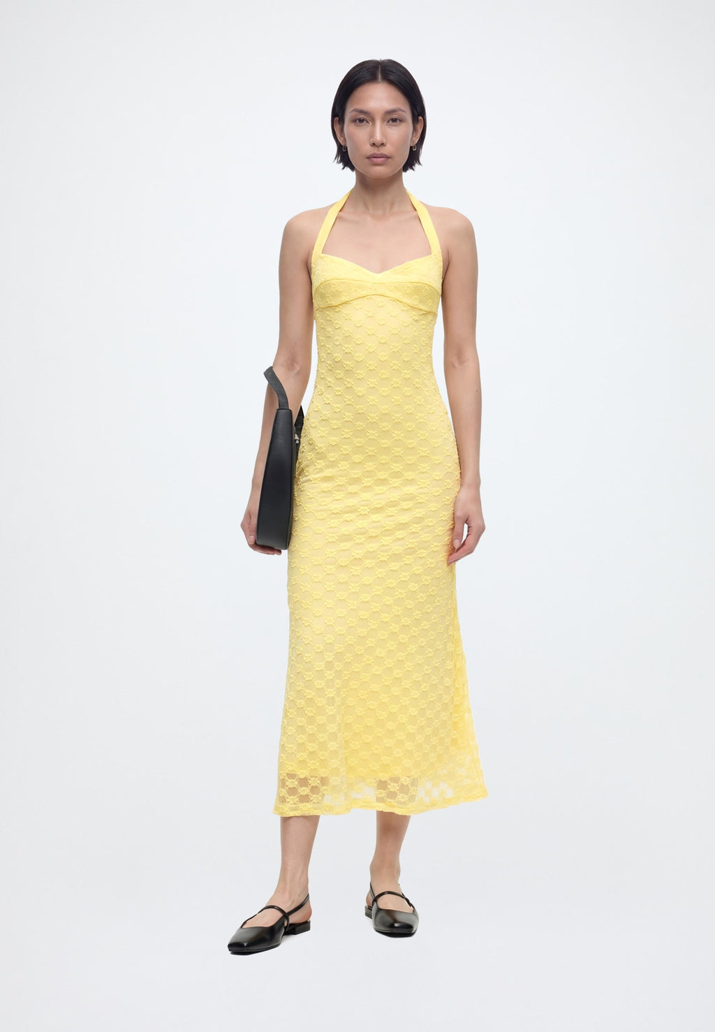 Bardot MARIKO HALTER NECK MIDI DRESS