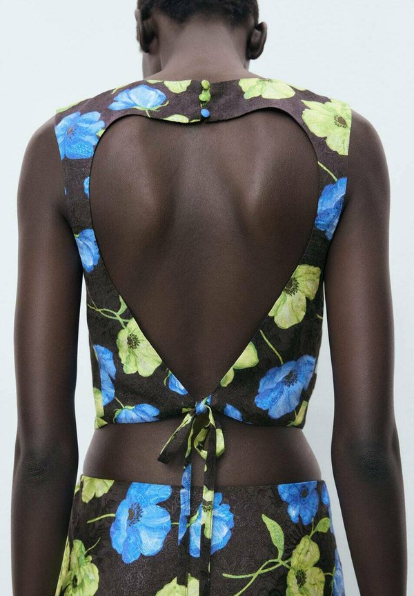 Mango OPEN-BACK FLORAL