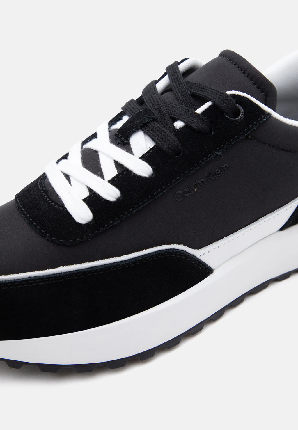 Calvin Klein CITY RUNNER LACEUP - Trainers - black/bright white