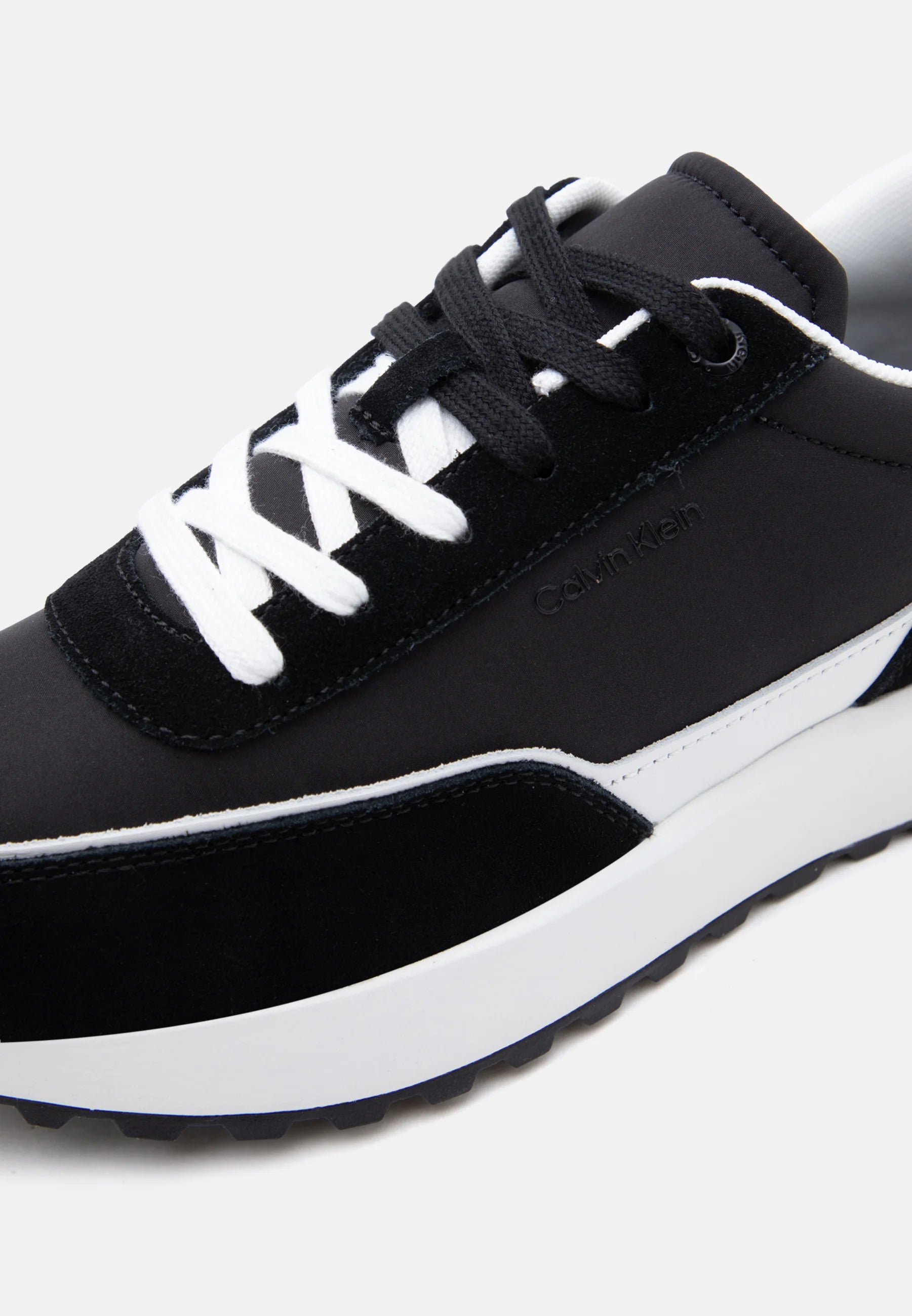 Calvin Klein CITY RUNNER LACEUP - Trainers - black/bright white